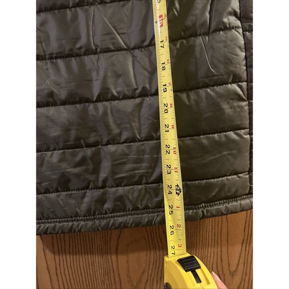 Raw 7 Design M Men's Puffer Vest Waterproof Light Fill Green Outdoor Camping - Picture 5 of 6